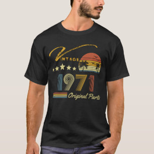 Vintagen 1971 50. Geburtstag 50 Jahre alt T-Shirt
