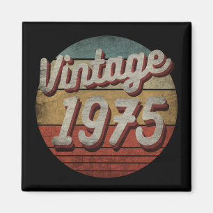VINTAGEN 1975 MÄNNERFRAUEN GEBURTSTAG MAGNET
