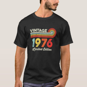 Vintagen 1976 Geburtstagsfrauen Frauen Geboren 197 T-Shirt