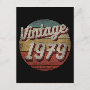VINTAGEN 1979 MÄNNERFRAUEN GEBURTSTAG POSTKARTE