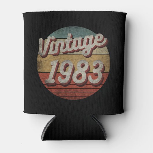 VINTAGEN 1983 MÄNNERFRAUEN GEBURTSTAG DOSENKÜHLER (Vorderseite)