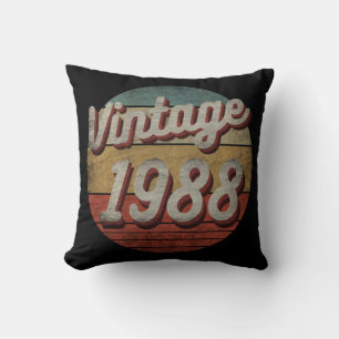 VINTAGEN 1988 MÄNNERFRAUEN GEBURTSTAG KISSEN