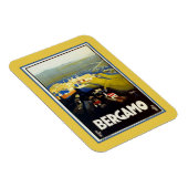 Vintagen 20er Jahre Bergamo Italien Magnet (Rechte Seite)