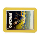 Vintagen 20er Jahre Bergamo Italien Magnet (Horizontal)