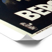 Vintagen 20er Jahre Bergamo Italienisches Reisepla Poster (Ecke)