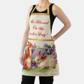 Vintagen 2 Kaninchen Osterhitze Schürze (InSitu)