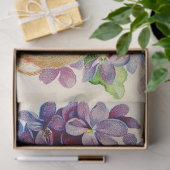 Vintagen 2 Kaninchen Osterhitze Seidenpapier (Geschenk)