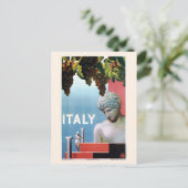 Vintagen 30er Jahre Italien Reisen Postkarte (Stehend Vorderseite)