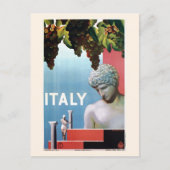 Vintagen 30er Jahre Italien Reisen Postkarte (Vorderseite)