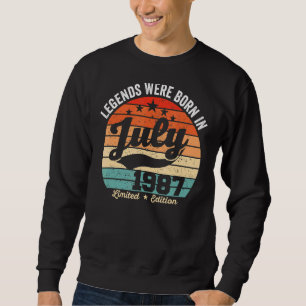 Vintagen 35. Geburtstagslegenden wurden am 19. Jul Sweatshirt