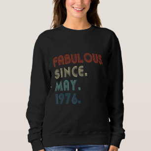 Vintagen 46. Geburtstagsfrauen Männer seit Mai Sweatshirt
