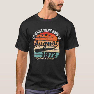 Vintagen 50. Geburtstagslegenden waren im August G T-Shirt