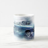 Vintagen 50er Jahre Chevy Car Digital Art Tasse (Mittel)