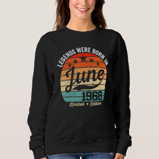 Vintagen 54. Geburtstagslegenden wurden am 19. Jun Sweatshirt