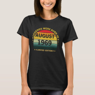 Vintagen 55. Geburtstagslegenden waren im August G T-Shirt