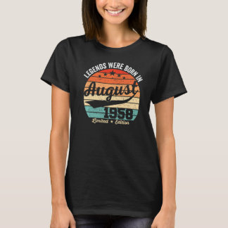 Vintagen 64. Geburtstagslegenden waren im August G T-Shirt