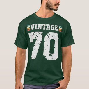 Vintagen 70 Jahre Altes Glück 70. Geburtstag Spaß T-Shirt