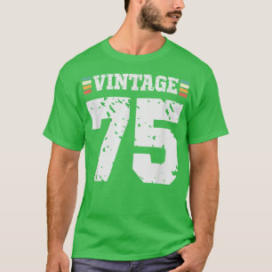 Vintagen 75 Jahre Altes Glück 75. Geburtstag Spaß  T-Shirt