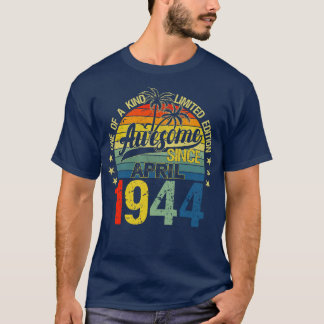 Vintagen 78 Jahre alt April 1944 Dekorationen 78.  T-Shirt