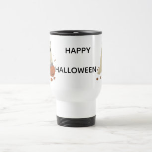 Vintagen 90er Jahre Black Cat Pumpkin Halloween Sp Reisebecher