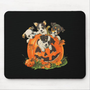 Vintagen 90er Jahre Hund Retro Pumpkin Puppies Hal Mousepad