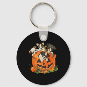 Vintagen 90er Jahre Hund Retro Pumpkin Puppies Hal Schlüsselanhänger
