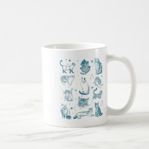 Vintagen 90er Jahre Tattoo Cat Retro Kitten Nature Kaffeetasse
