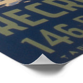 Vintagen Besitzer der US-Küstenwache Poster (Ecke)