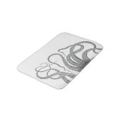 Vintagen die Seekrakententakeln kraken steampun Badematte (Schrägansicht)