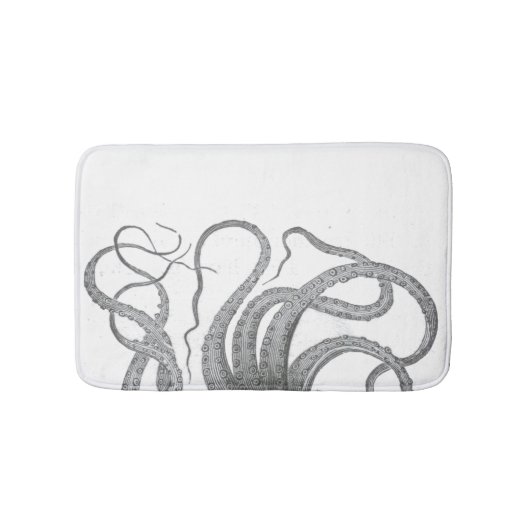 Vintagen die Seekrakententakeln kraken steampun Badematte (Vorderseite)