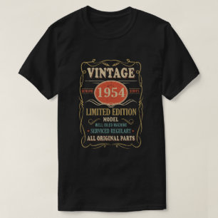 Vintagen Geburtstag, 1954, 65. Geburtstag, Geschen T-Shirt