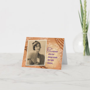 Vintagen Geburtstagskartenhalter der 30er Jahre fü Karte