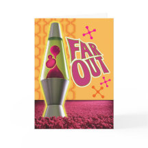 Vintagen Hippie Lamp Retro Geburtstag der 1960er