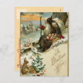 Vintagen neue Jahre Weihnachten (Vorne/Hinten)