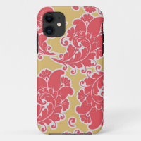 Vintagen Paisley des Damastes Blumenmuster girly