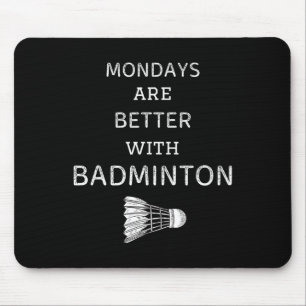 Vintagen Tage sind besser mit Badminton Retro Ba Mousepad