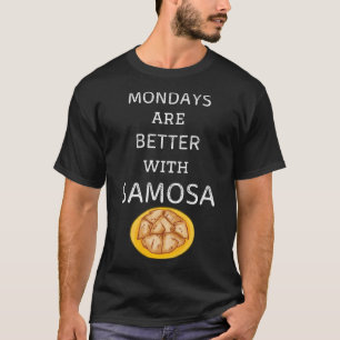 Vintagen Tage sind besser mit Samosa Retro Samosa T-Shirt