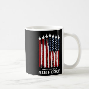 Vintagen US Air Force Veterans US American Flag 4t Kaffeetasse