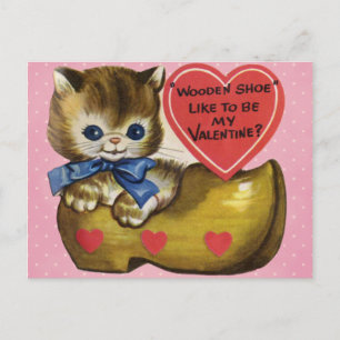 Vintagen Valentines für Kinder Feiertagspostkarte