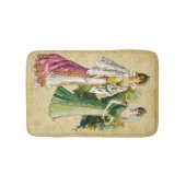 Vintagen Viktorianische Damen-Bademeisterin Badematte (Vorderseite)