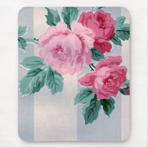 Vintagen Viktorianischen Rose Wallpaper Mousepad