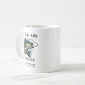 Vintagen von "Ally Remüde Big Fish" Kaffeetasse (Vorderseite Links)