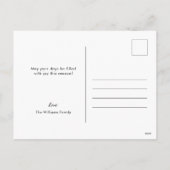 Vintagen Weihnachten der 1900er Jahre Niedlich (Rückseite)