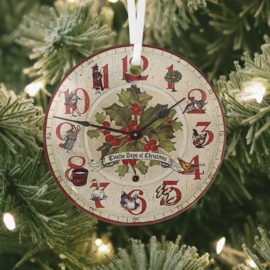 Vintagen Weihnachtstage Ornament Aus Glas (InSitu)