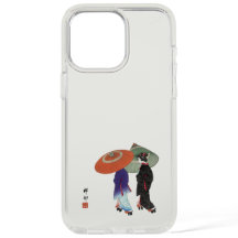 Vintagen zwei japanische Frauen im Regen Ohara Kos