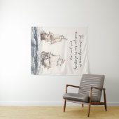 Vintagen zwei Segelschiffe auf See Johan Teyler Wandteppich (Beispiel (Horizontal))