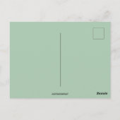 Vintagen zwei Vögel, die Ostereier tragen Postkarte (Rückseite)