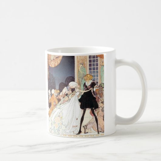 Vintagen Zwölf Tanzprinzessinnen von Kay Nielsen Kaffeetasse (Rechts)