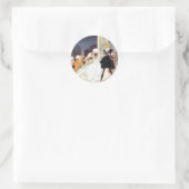 Vintagen Zwölf Tanzprinzessinnen von Kay Nielsen Runder Aufkleber (Tasche)