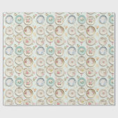 Vintageplatten Geschenkpapier (Flach)